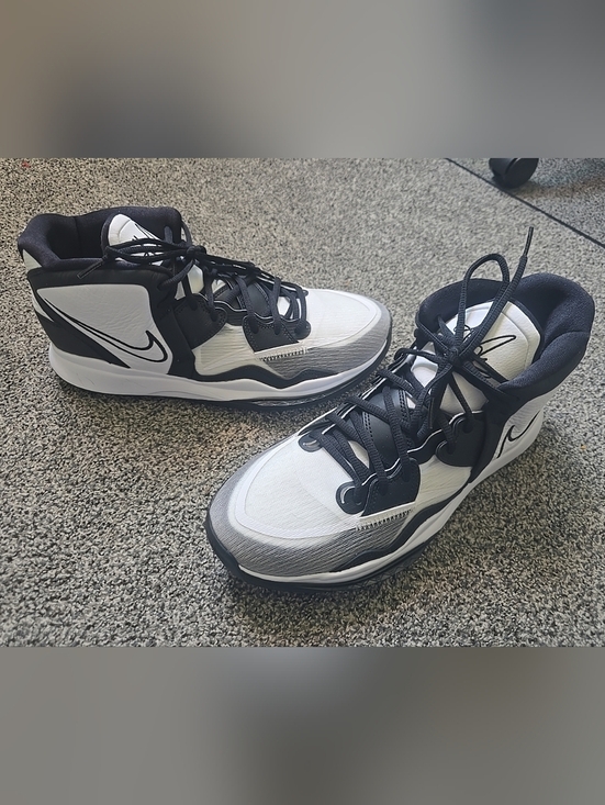 New without Box - Nike KYRIE INFINITY TB \'WHITE BLACK\'- Size 12 main image 9